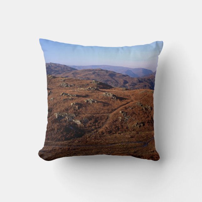 Loughrigg Fell Ambleside Postcard Cushion (Front)