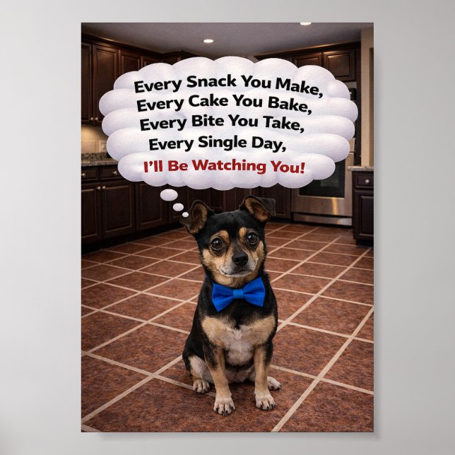 "Louie is Watching You" Poster (Front)