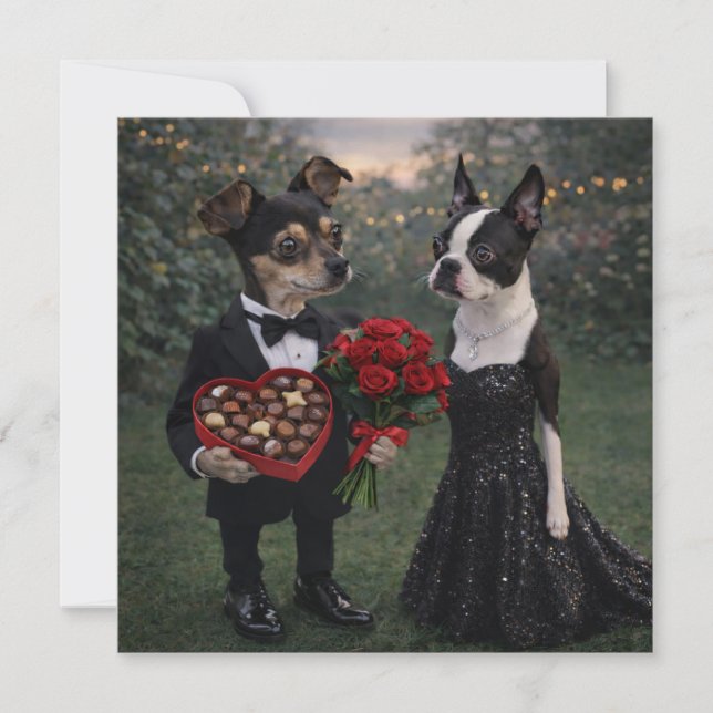 Louie & Luna Wish You a Happy Valentine's Day 1 Card (Front)