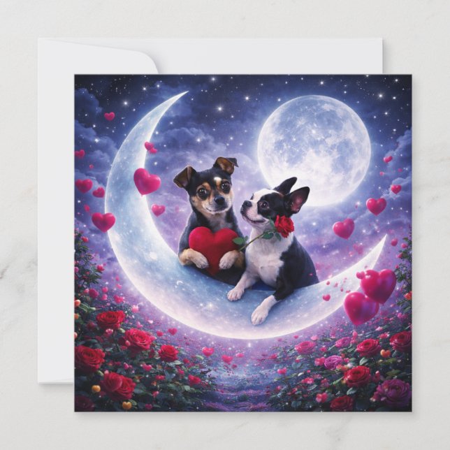 Louie & Luna Wish You a Happy Valentine's Day 2 Card (Front)