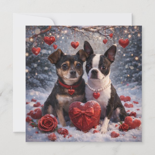 Louie & Luna Wish You a Happy Valentine's Day 7 Card (Front)