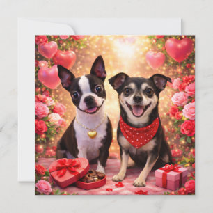 Louie & Luna Wish You a Happy Valentine's Day 8 Card