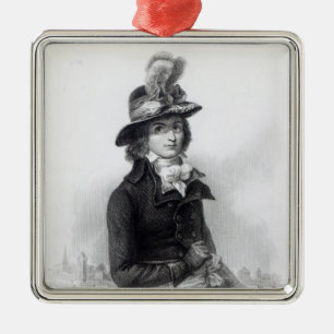 Louis Antoine de Saint-Just Metal Tree Decoration