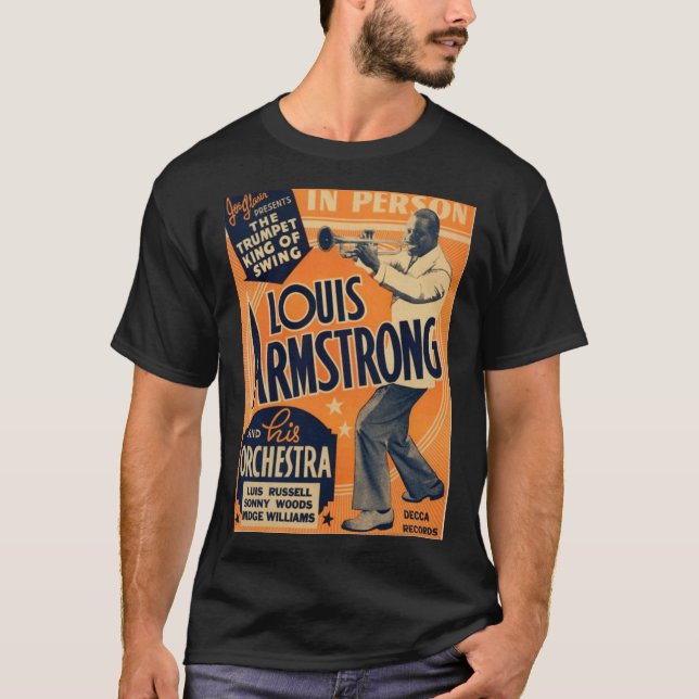 Louis Armstrong Vintage   T-Shirt (Front)