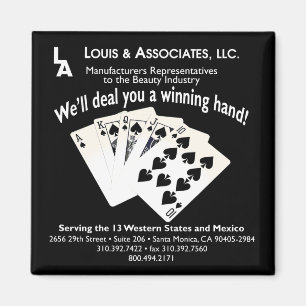 Louis & Assoc. 2x2 Sq. Magnet