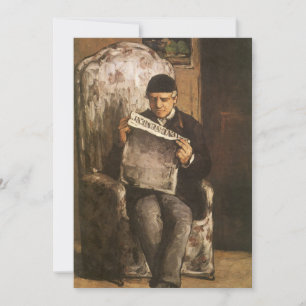 Louis Auguste Cezanne Father Of The Artist Reading