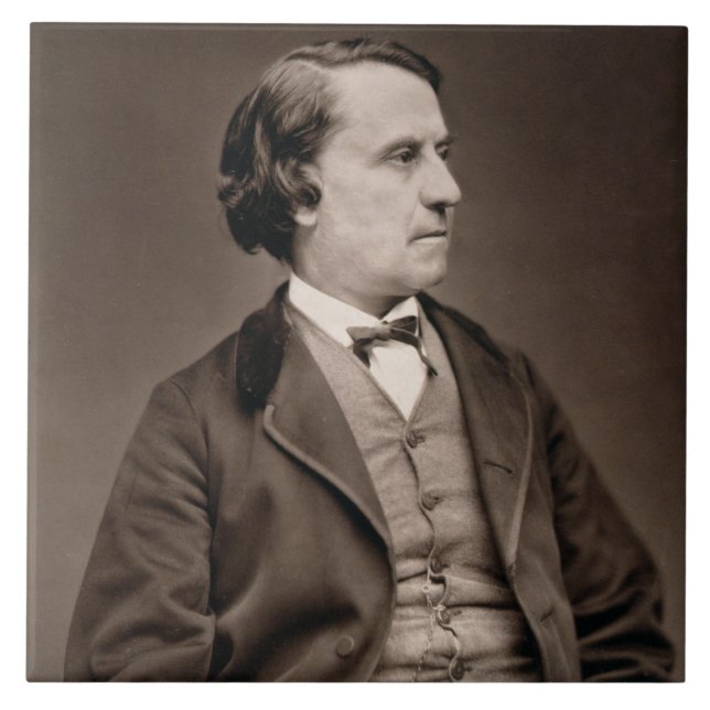 Louis Blanc (1813-82), from 'Galerie Contemporaine Tile (Front)