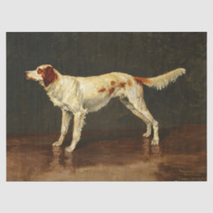 Louis Brown's English Setter by Frederic Remington Tissue Paper