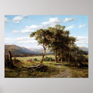 Louis Buvelot At Lilydale Poster