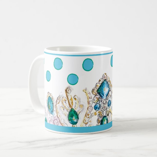 Louis Crown Mug by Heather French Henry (Front Left)