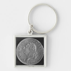 Louis d'or depicting Louis XVI, 1792 Key Ring