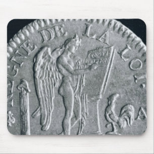 Louis d'or from the reign of Louis XVI, gold Mouse Mat