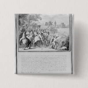 Louis II de Bourbon Prince of Conde with 15 Cm Square Badge