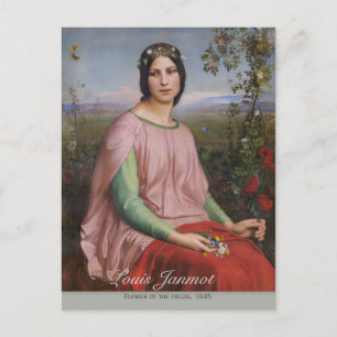Louis Janmot Flower of the fields CC0912 Postcard