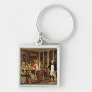 Louis Jean Marie Daubenton (1716-99) in his Labora Key Ring