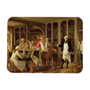 Louis Jean Marie Daubenton (1716-99) in his Labora Magnet
