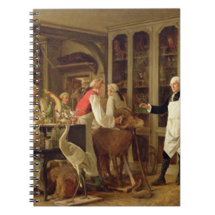 Louis Jean Marie Daubenton (1716-99) in his Labora Notebook