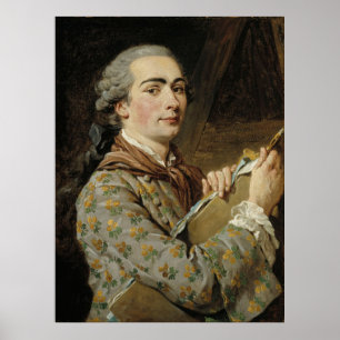 Louis-Jean Self Portrait Poster