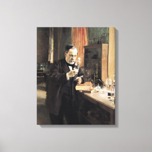 Louis Pasteur in his Laboratory, 1885 Canvas Print