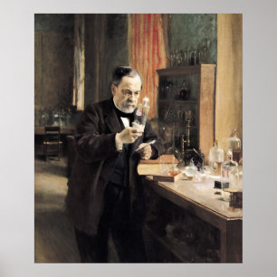 Louis Pasteur in his Laboratory, 1885 Poster