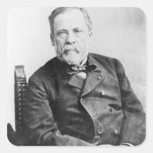 Louis Pasteur Square Sticker