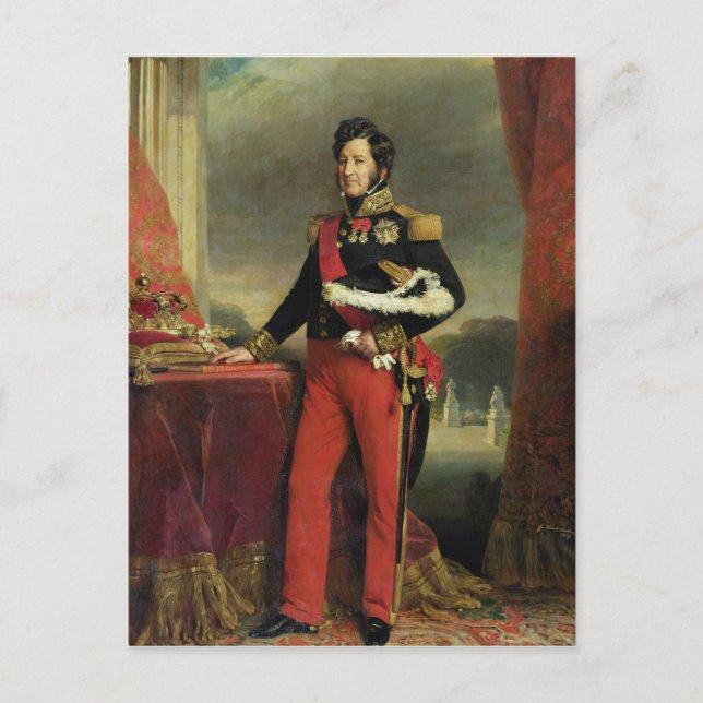 Louis-Philippe I , King of France Postcard (Front)