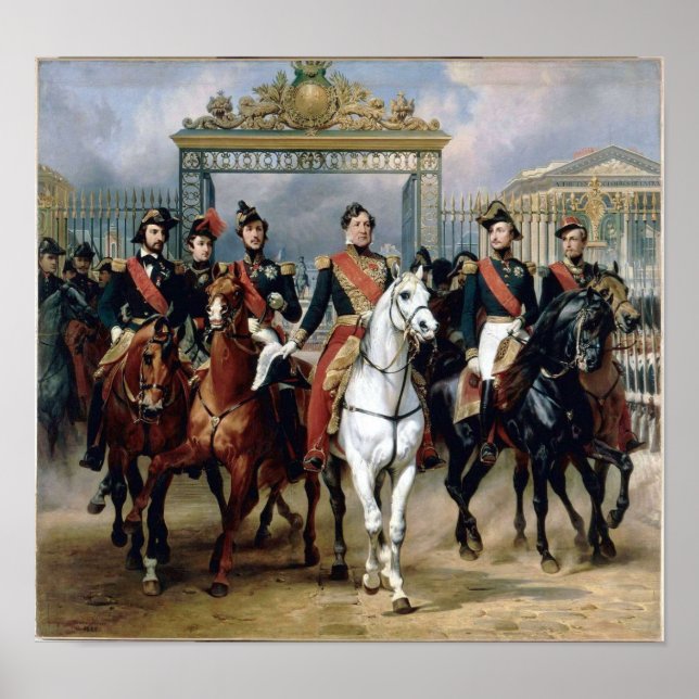 Louis-Philippe to Cheval du Château de Versailles Poster (Front)