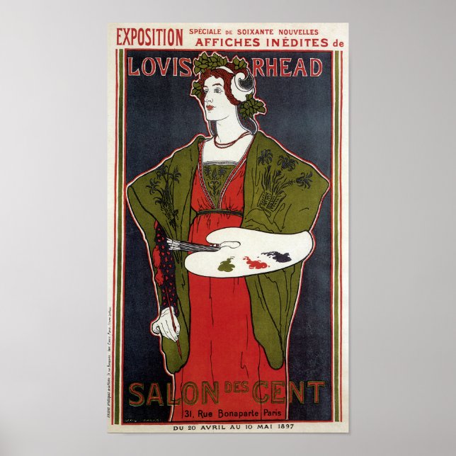 Louis Rhead ~ Salon de Cent Poster (Front)
