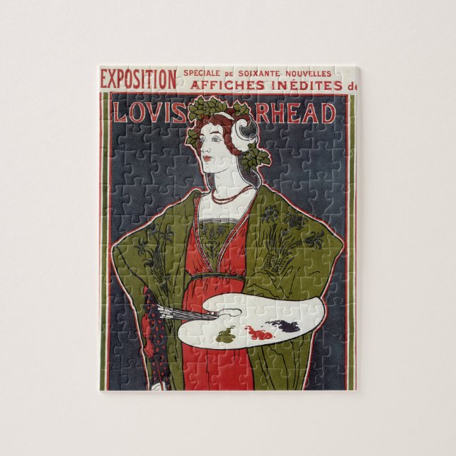 Louis Rhead ~ Salon des Cent Jigsaw Puzzle (Vertical)