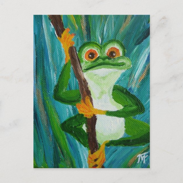 Louis the Frog Postcard (Front)