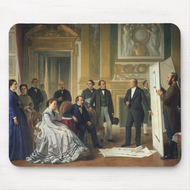 Louis Visconti Presenting the New Plans for Mouse Mat (Front)