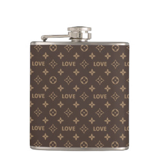 Louis Vuitton Pattern Hip Flask