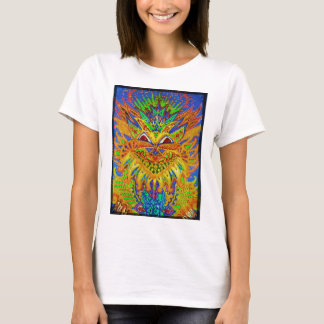 Louis Wain - Blue Paisley Cat T-Shirt