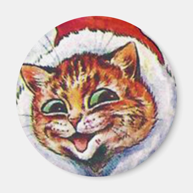 Louis Wain cat Magnet (Front)