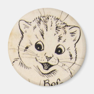 Louis Wain cat Magnet