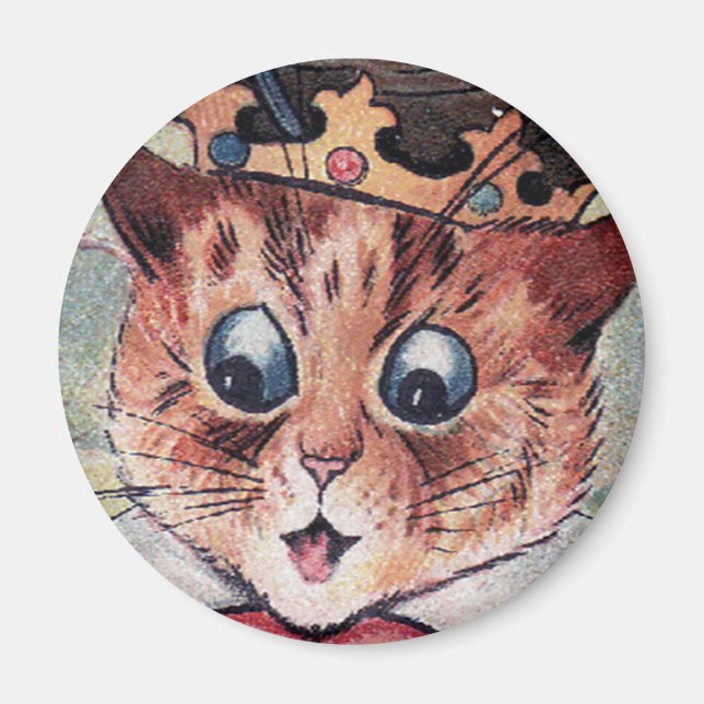 Louis Wain cat Magnet (Front)