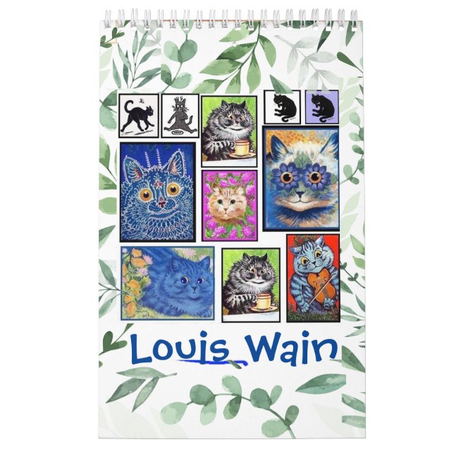 Louis Wain,  Cat Paintings Calendar (Cover)