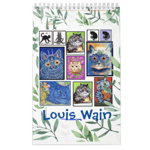 Louis Wain,  Cat Paintings Calendar