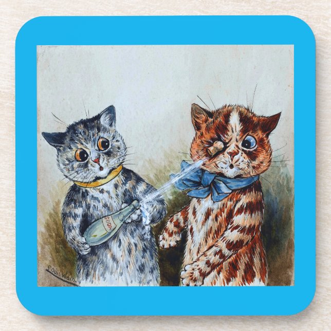 Louis Wain cats  Coaster (Front)