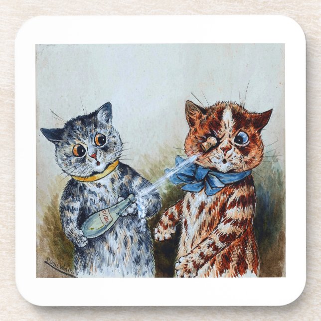 Louis Wain cats  Coaster (Front)