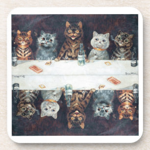 Louis Wain cats Coaster