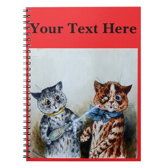 Louis Wain cats  Notebook (Front)