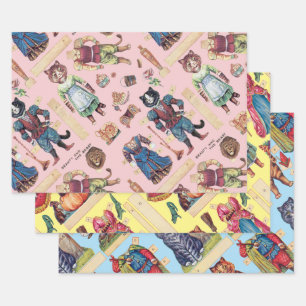 Louis Wain, Colour Changeable Wrapping Paper Sheet