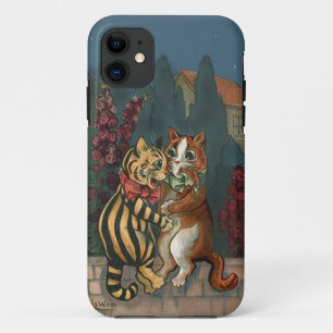 Louis Wain - Cute Cats in Love iphone4 case