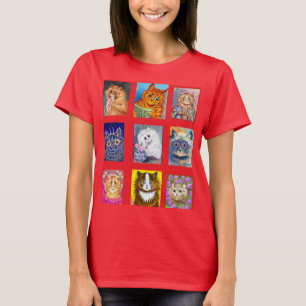 Louis Wain, Edwardian Cats T-Shirt