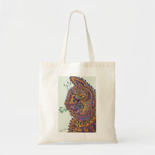 Louis Wain Fantasy Wallpaper Tote Bag