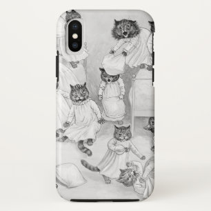 Louis Wain Kitten Fight  iphoneX Case