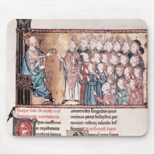 Louis X Stubborn Giving the Charter to Mouse Mat