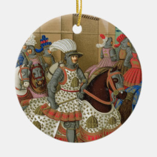 Louis XII (1462-1515) Leaving Alexandria on the 24 Ceramic Tree Decoration
