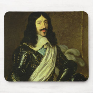 Louis XIII (1601-43) (oil on canvas) Mouse Mat